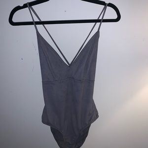 Grey Tank Bodysuit